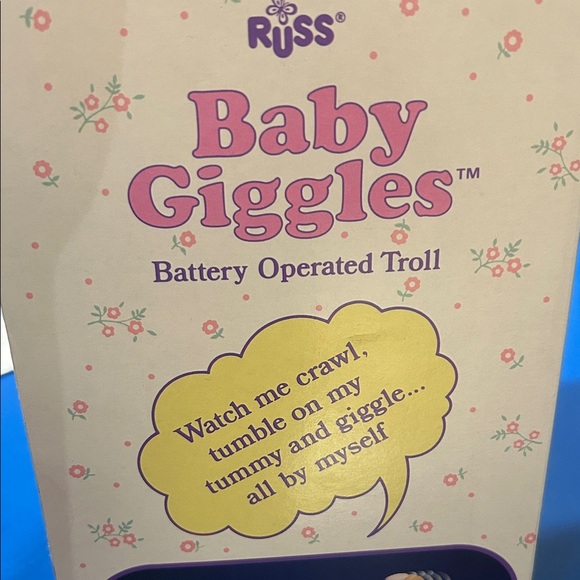 Russ Pink and White Baby Doll with Polka Dots! Baby toy! Vintage! Troll lovers! - Picture 6 of 9